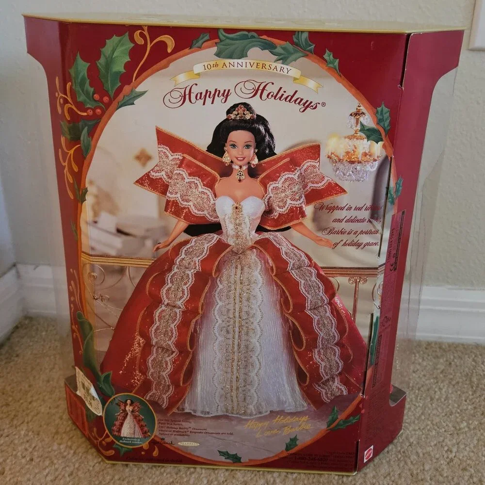 RARE NRFB MATTEL 1997 HAPPY HOLIDAYS SPECIAL EDITION CHRISTMAS BARBIE DOLL 17832